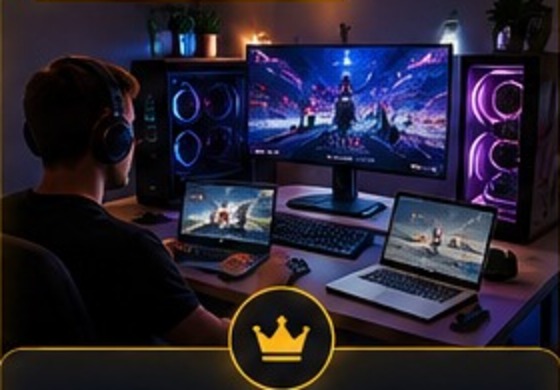 Setup gamer conectado ao Combo Elite