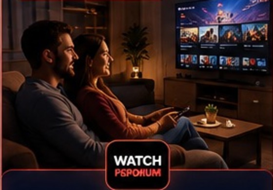 Casal assistindo ao Watch Premium no Combo Premium